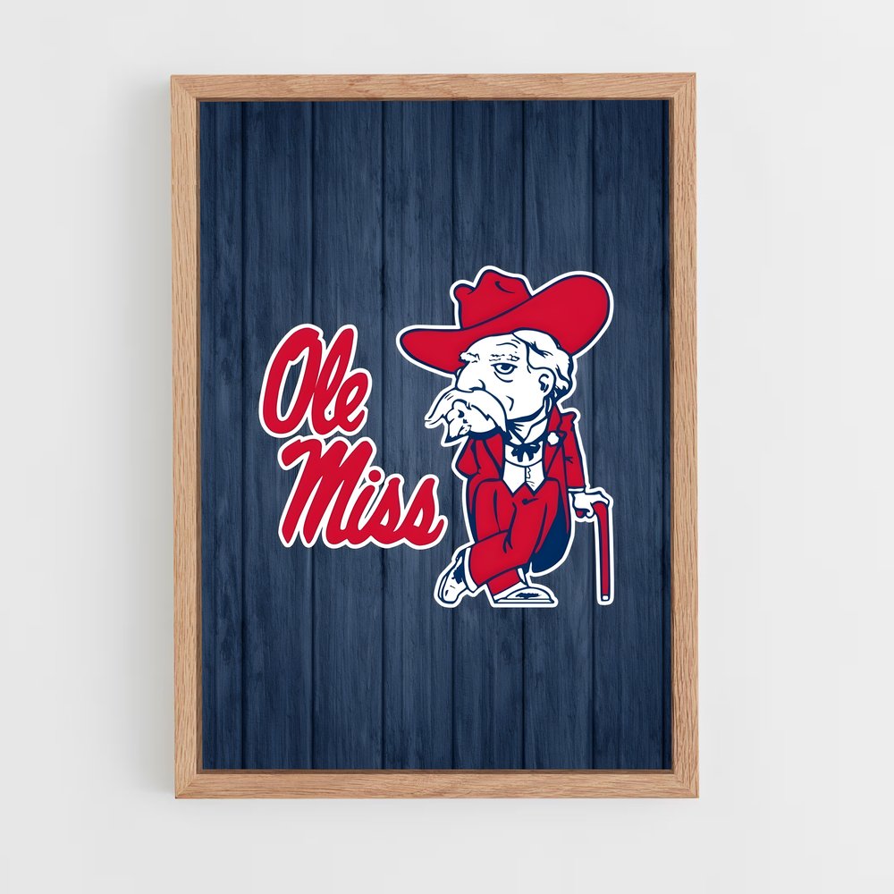 Poster Ole miss – affiche Baseball (vue 4)